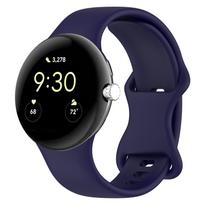 Oficialus silikoninis dirželis Google Pixel Watch 4/3 45mm 41mm Sportinis apyrankės dirželis Google Pixel Watch 2/1 Vyrams/Moterims Pixel Watch 2-1 black