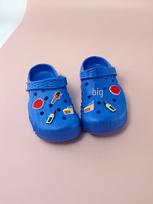 2026 Summer Cartoon Style Non-Slip Lightweight Casual Clogs for Couples 38/39 blue