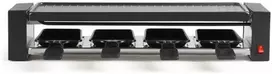 Raclette grilis ONLI ON1011N 4 asmenims 800 W su nuimama kaitplokšte 42 x 11 cm, juodas