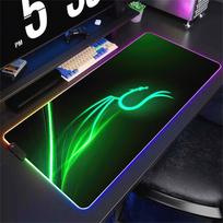 Deskmat Kali Linux Xxl Mouse Pad Gamer Rgb Pc Cabinet Gaming Accessories Keyboard Mousepad Anime Carpet Mats Large Computer Mat RGB 250x350x3mm blue