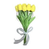 Artificial Flowers LED Tulip Lights, Glowing Handheld Bouquet with Soft Petals, Bendable Stem Ambient Light, Romantic Gift Home Decor Bedroom Mood 10pcs