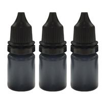 3PCS Theft Guard Stamp 10ml Privacy Stamp Ink Protection Stamps Rolling Identity Refill Ink Roller Stamp Refill Ink For Identity black