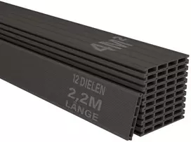 Juskys WPC terasos lentos, 4 m², pilkas