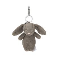 Jellycat Bashful Bunny Truffle Bag Charm Brown ONE SIZE gray
