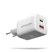 Hewlett Packard (HP) AXAGON ACU-PQ100W, GaN tinklo įkroviklis 100 W, USB-A + USB-C, PD3.0/PPS/QC4+/SFC2.0/Apple, balta