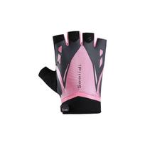 Women's Non-Slip Half-Finger Fitness & Cycling Gloves Medium black