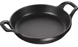 Apvalus kepimo ir užkepimo indas Staub – juodas, 750 ml