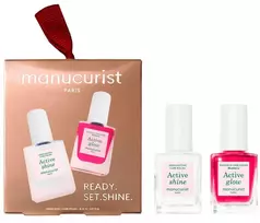 Manucurist Mini Active Duo dviejų priežiūros lakų rinkinys