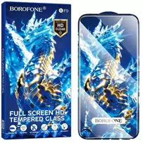 Borofone Grūdintas stiklas BF9 Armor Full Screen HD, skirtas iPhone 17e/16e/14/13/13 Pro – 10 vnt.