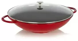 Bez Staub 40511-345-0 keptuvė apvali Wok / Stir-Fry keptuvė