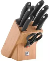 5 peilių rinkinys su laikikliu Zwilling Style
