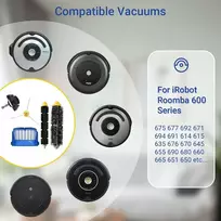 Atsarginės dalys robotui dulkių siurbliui Roomba 600 serijos
