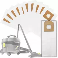 10x sustiprinti dulkių siurblio maišeliai karcher t7/1 t8/1 t9/1 t10/1 rinkinys
