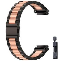 Nerūdijančio plieno dirželis Amazfit T-rex 2 3 Ultra laikrodžiui Metalinis dirželis Amazfit Trex Pro T Rex Tyrannosaurus išmaniajam laikrodžiui Apyrankė T-Rex Ultra black