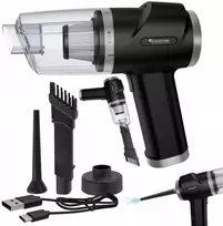 Clatronic Rankinis Galingas Automobilinis Dulkių Siurblys 2in1 Pūstuvas Automobiliui Namams Led 5kpa Usb C