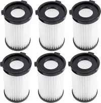 6 dalių filtro priedai, skirti Balter Vento H1 H2, Moosoo D600 atsarginės dalys, Clatronic Bs 1306n, Bs 1948 Cb belaidžio dulkių siurblio priedai