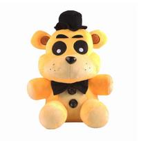@@18CM FNAF Fredžio pliušinis žaislas minkštas žaislas meškinas triušis žaidimo personažas Vaikų gimtadienio Kalėdų dovana minkštas pliušinis žaisliukas black