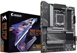 Pagrindinė plokštė Gigabyte B650 Aorus Elite Ax V2 motininė plokštė - Amd Ryzen 9000 serija, 12+2+2 fazių Vrm, iki 8000 Mhz Ddr5 (oc), 1xpcie 5.0 + 2xpcie 4.0 M.2, 2.5gbe Lan, Wifi 6e, Usb 3.2 Gen 2