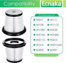 Sharp 6 vnt. Filtrai dulkių siurbliui Shark Detect Pro Iw3611/iw1611/bu1120