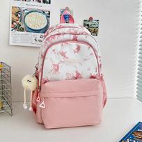 Korean Style Graffiti Schoolbag for Junior High Students Large Capacity Leisure Backpack for Girls