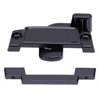 10 Pcs Black Sliding Window Locks Aluminum Alloy Sash Locks with Self Tapping Screws Easy Install Security Lock for Home