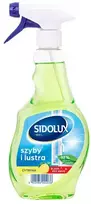 SIDOLUX CRYSTAL stiklų valiklis su citrinų aromatu, 500 ml. Dėžėje 10 vnt.