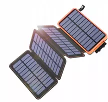 Išorinė baterija su saulės įkrovikliu, 25 000 mAh