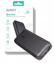 Išorinė baterija Aukey, 20 000 mAh