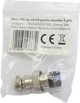 Pakaitinis PNI 5 kontaktų mikrofono lizdas