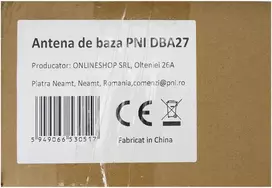 Bazinė antena PNI DBA27, 26-28 MHz, 620 cm, jungtis SO-239, 5 elementai, pastatams