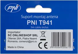 PNI T941 tvirtinimo laikiklis bagažinei – komplekte 5m laidas