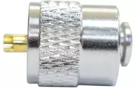 PNI PL259 trumpa jungtis RG58 kabeliui su paauksuotu centriniu kontaktu 6mm GOLD