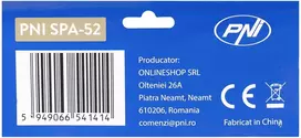 Antenos laikiklis PNI SPA-52, skirtas montuoti ant vertikalaus vairuotojo durelių statramsčio, rekomenduojamas DAF XF SERIES