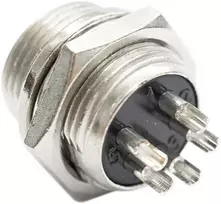 Rinkinys su 10 vnt. PNI vyrišku mikrofono kištuku su 5 kontaktų PCB jungtimi