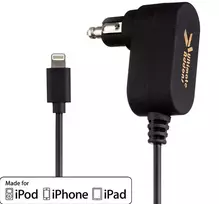 Midland UA-HELLA-A8 2A automobilinis įkroviklis su „Lightning“ jungtimi, skirtas iPod, iPhone, iPad