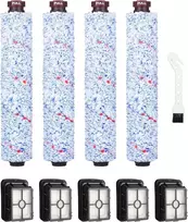 Priedai bissell crosswave 3-in-1. 4 šepetėlių ritinėlis ir 5 filtrai bissell crosswave 3-in-1, kieto grindų šepetėlių ritinėlis ir filtras crosswave, atsarginės dalys/atsarginių dalių rinkiniai bissell