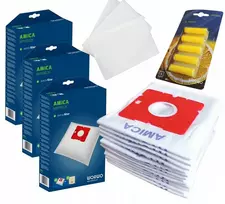 12x maišeliai dulkių siurbliui Amica Aw 3011 + kvapas Mpmb02k