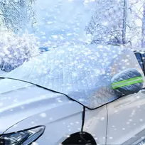 UIHOL automobilio priekinio stiklo uždangalas SUV su veidrodėlių uždangalais, 235 x 135 cm