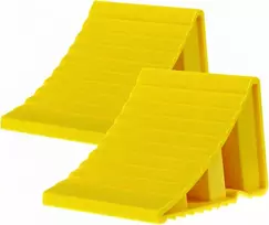 QWORK ratų atraminės kaladėlės priekaboms, 200 x 120 x 110 mm, WD9110