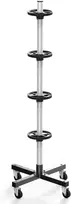 Wiltec mobilus padangų stovas iki 225 mm padangoms, 100 kg, 61326