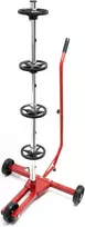 Wiltec mobilus automobilių padangų ir ratlankių stovas iki 225 mm, 100 kg, 51457
