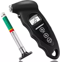 GODESON skaitmeninis padangų slėgio matuoklis 150 PSI su protektoriaus gylio matuokliu GD01-EU