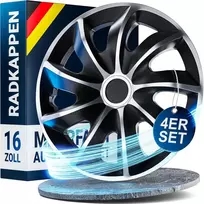 WERKTHOR ratų gaubtai 16 colių juodi ir sidabriniai, 4 vnt., Hubcaps(16)