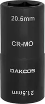 DAKCOS smūginė galvutė pažeistoms ratų veržlėms 20.5/21,5 mm 1/2 col. KSS02