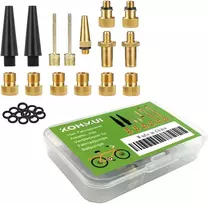 KOHMUI dviračių ventilių adapterių rinkinys 15 vnt. SV, AV ir DV, modelis 22