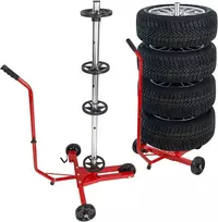 DEMA mobilus automobilių padangų ir ratlankių stovas iki 240 mm, 100 kg, 918173-20447