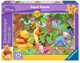 Ravensburger didelė dėlionė „Disney Mikė Pūkuotukas: miške“, 125 det., nuo 6 m.
