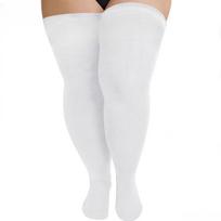 3XXXL Thigh High Stockings Plus Size Girls Comfortable Over The Knee Boot Long Socks for Oversize Women Leg Warmers Large XXXL