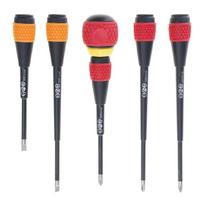 Wear Resistant Set Of 5 Ratchet Screwdriver With Comfortable Grip Suitable For Both Amateur and Professional Repair Work 1 black