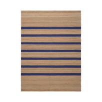 Rankų darbo mėlynos spalvos/natūralios spalvos iš džiuto mišinio kilimas 200x300 cm Otti – Jotex
